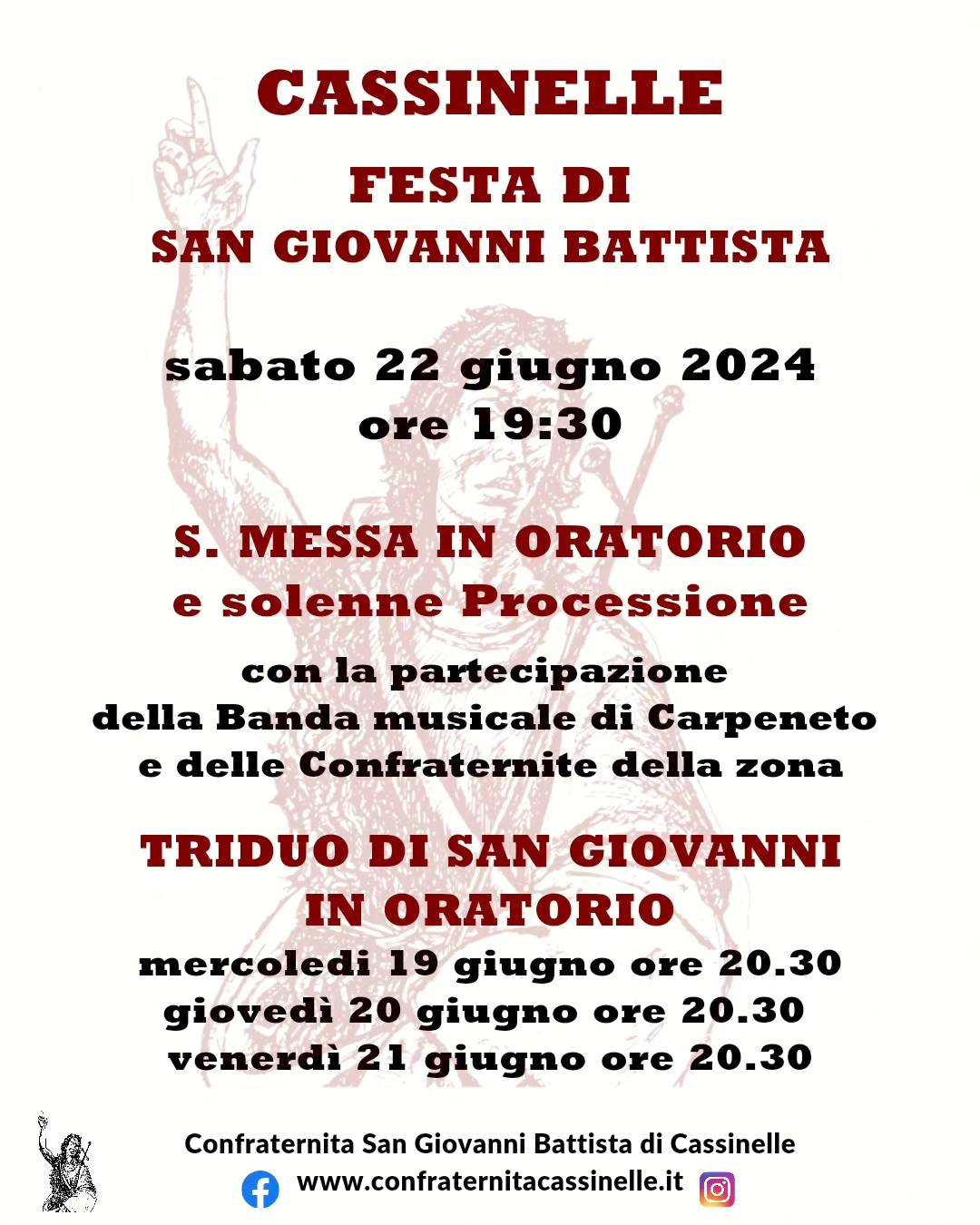 san giovanni battista cassinelle 2024